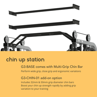 Force USA G3™ All-In-One Trainer - 32mm and  50mm Straight Chin up bar option